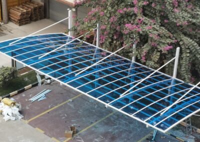 Modern carports, commercial use