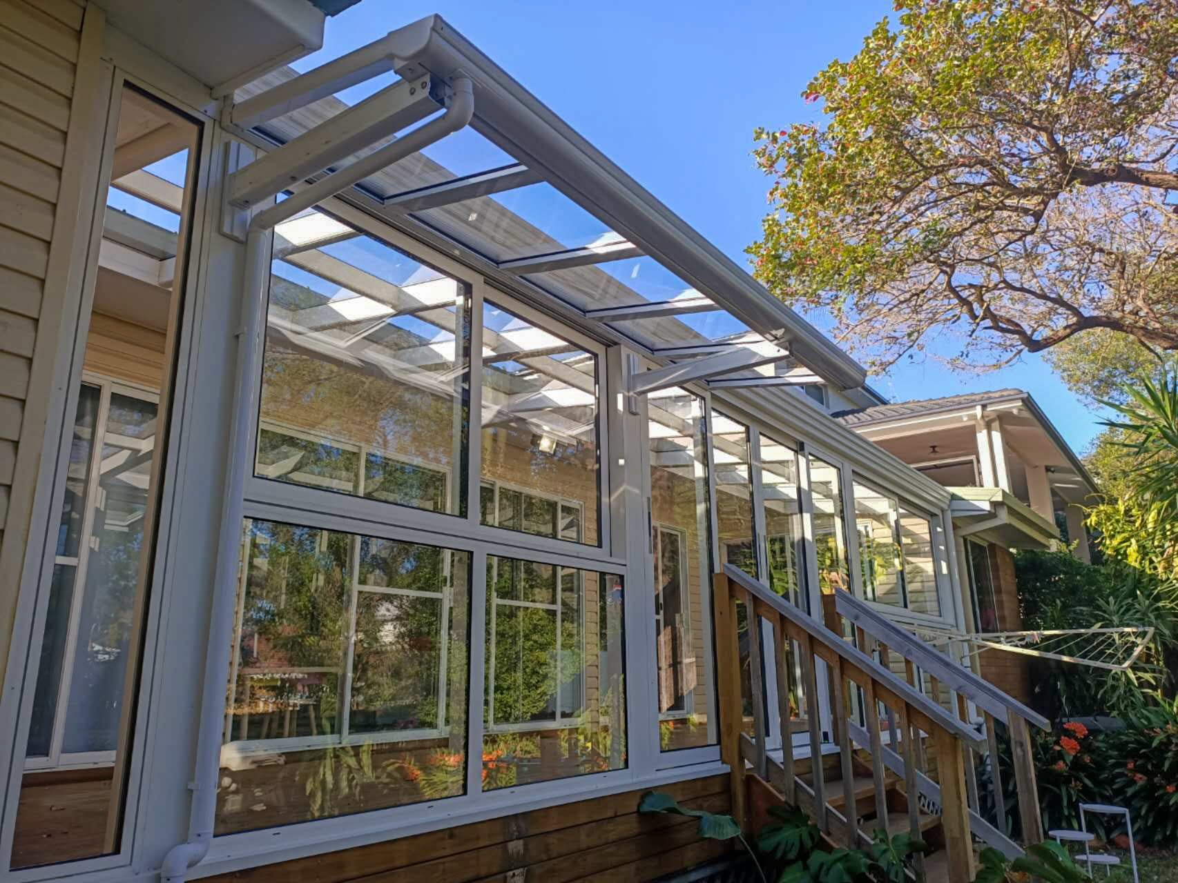 enclose outdoor area