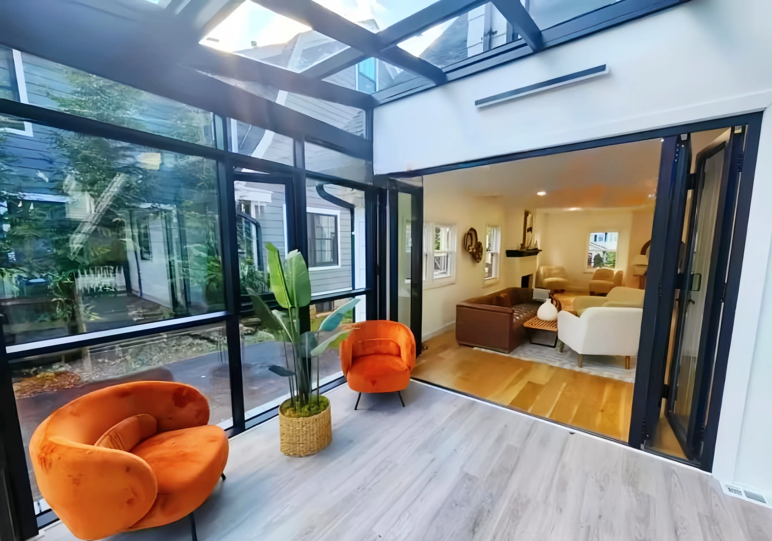glass sunroom
