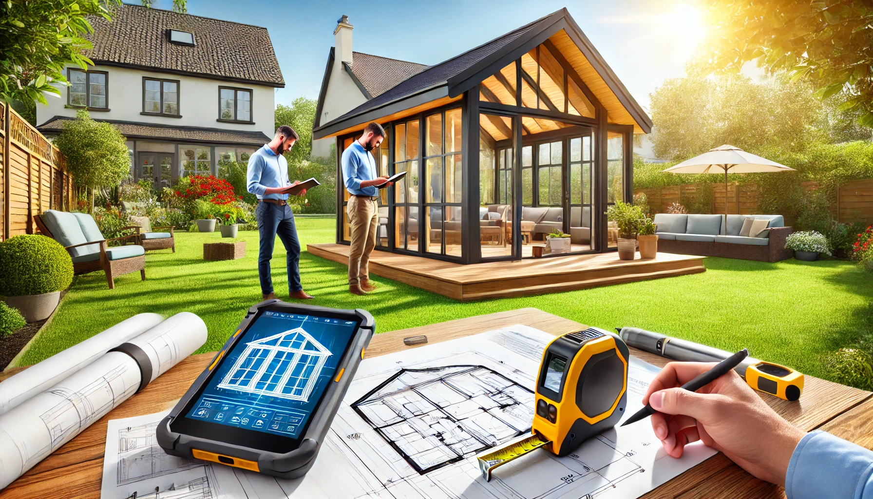 sunroom on-site measurements