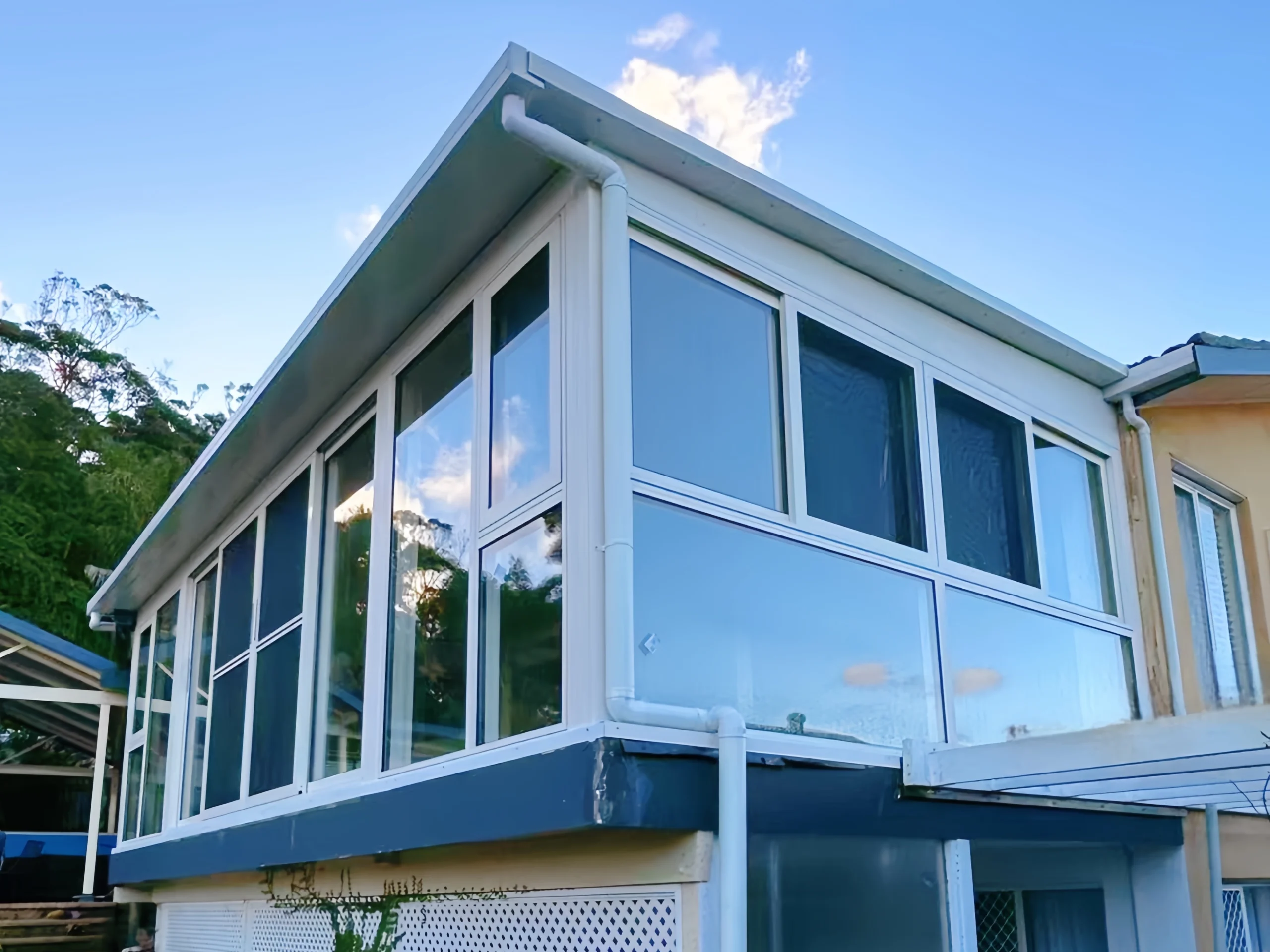 Enclosed Glass Patio