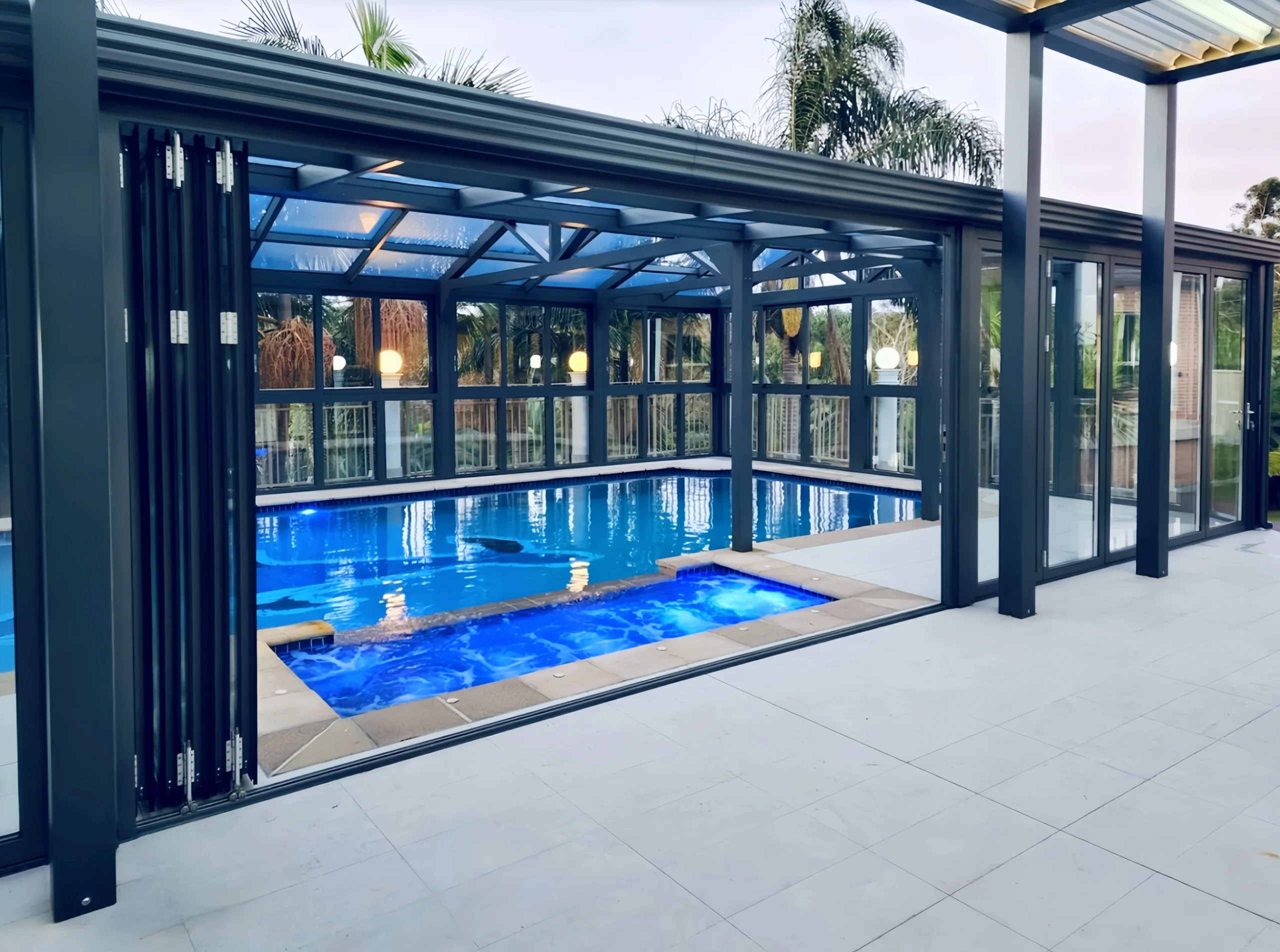 enclosed swimming pool designs