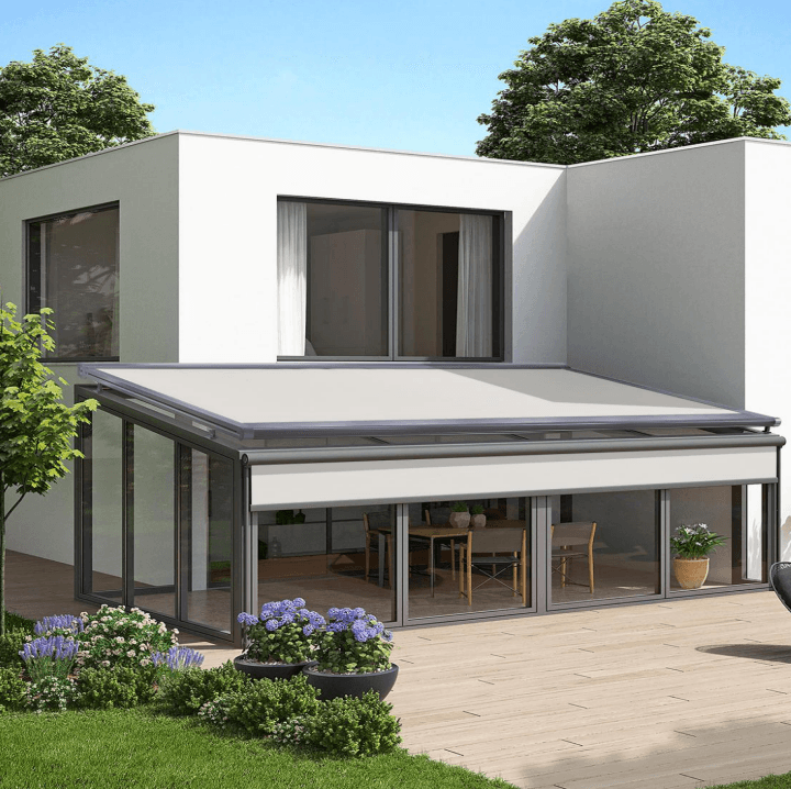 external roof blinds external roof blinds on sunroom